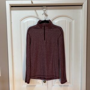 lululemon athletica Men's Zip Up Sweater - Maroon